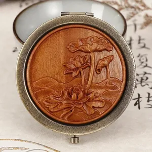 Складное деревянное зеркало Dawndesslo 'Lotuspond'