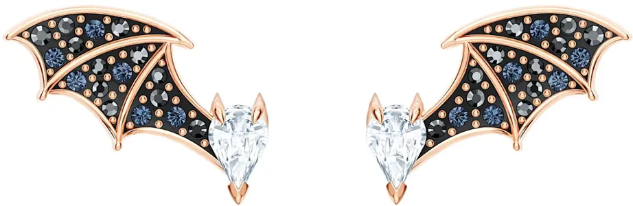 Серьги Swarovski 'Lucky Bat' с кристаллами